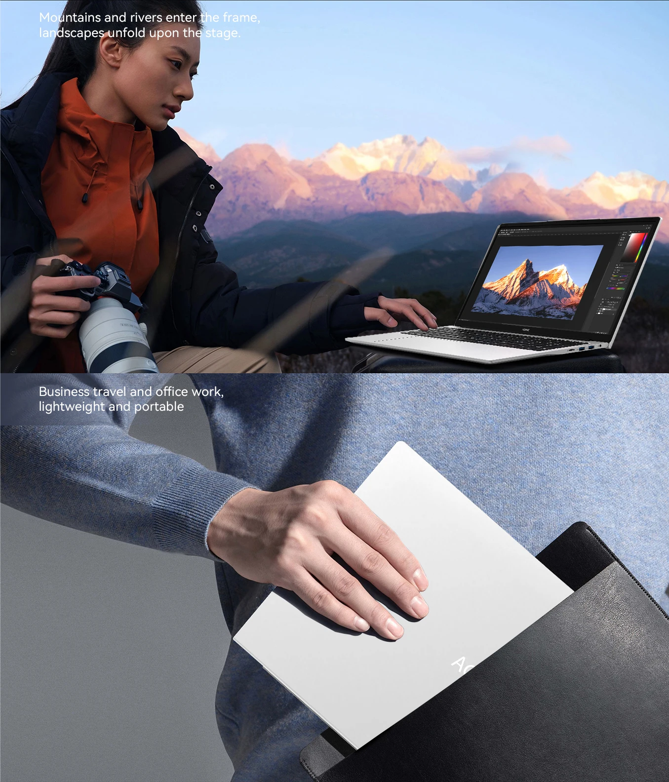 Blossom 6500Y New 17.3" Laptop 16GB RAM 512GB SSD Intel N5095 Portable Notebook Lightweight Keyboard Windows 11 Pro