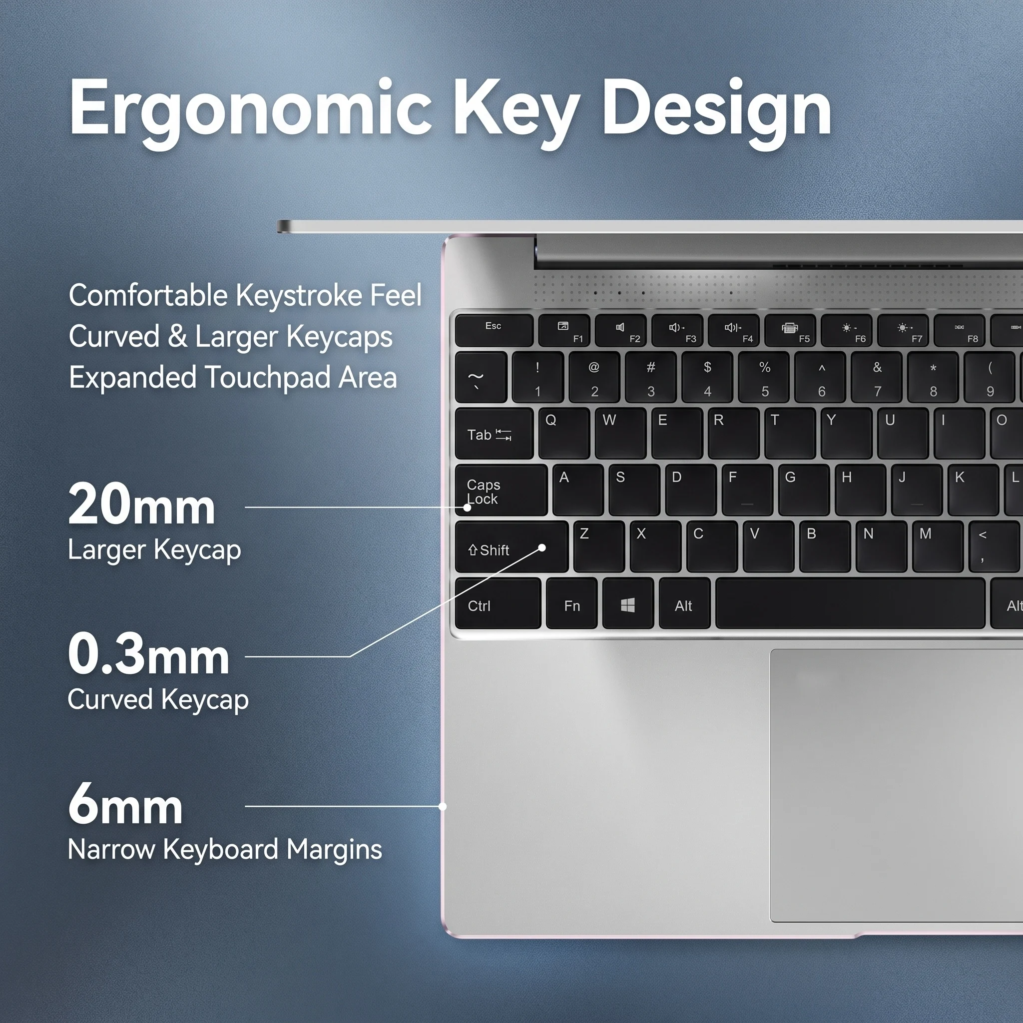 New Ultra Slim Laptop 14.1" 16Gb Ram 2Tb Ssd Intel 4405U Gaming Pc 1920*1080 Display Office Study Computer Pc Windows 11 Pro