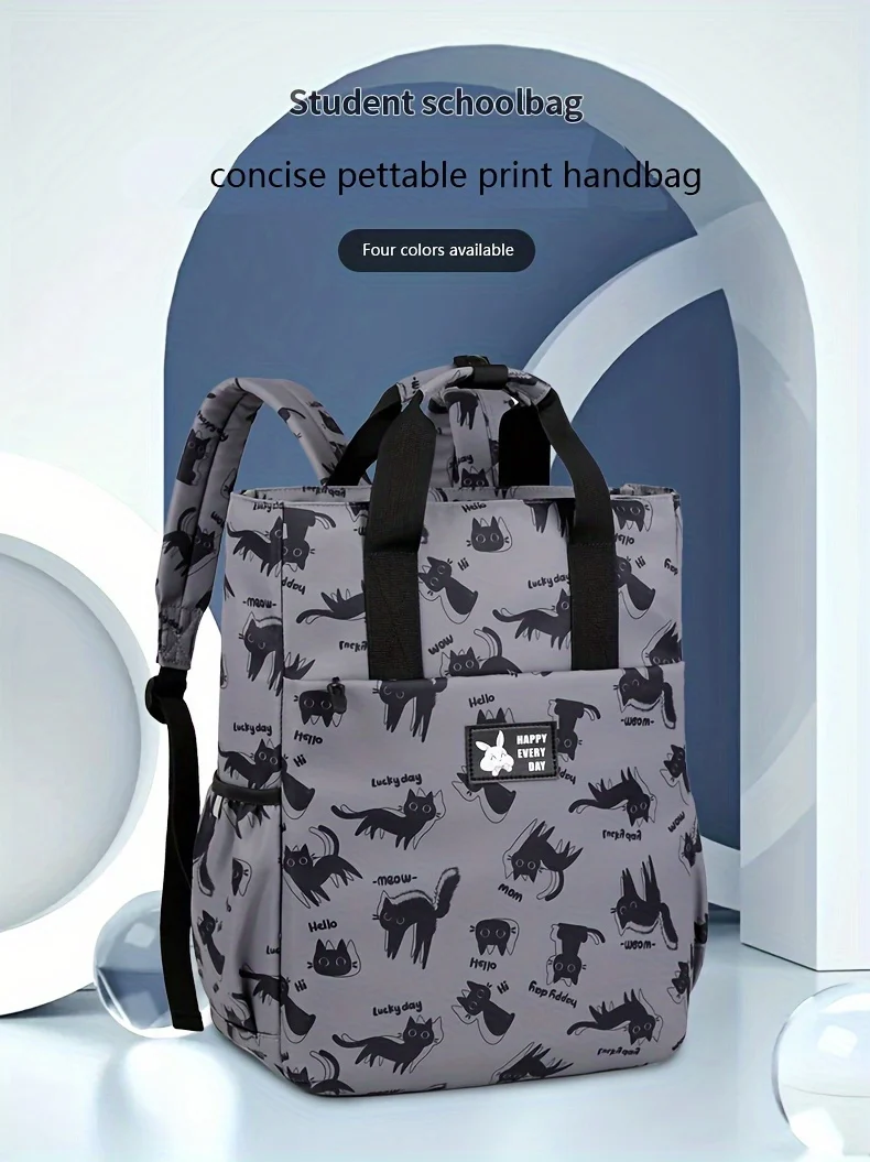 15.6 Inch Business Cartoon Backpack, Conference Travel Bag, Student Schoolbag, Multifunctional Laptop Bag, Backpacks