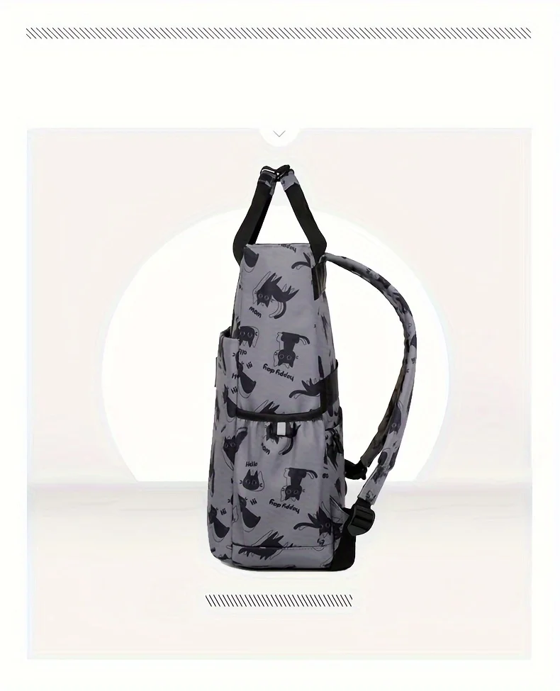 15.6 Inch Business Cartoon Backpack, Conference Travel Bag, Student Schoolbag, Multifunctional Laptop Bag, Backpacks