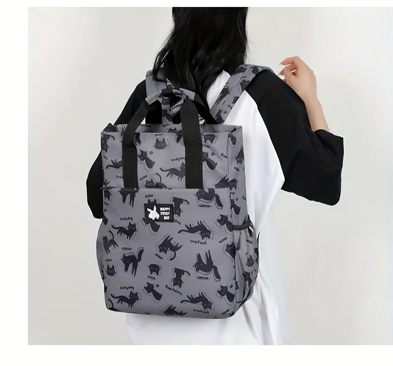 15.6 Inch Business Cartoon Backpack, Conference Travel Bag, Student Schoolbag, Multifunctional Laptop Bag, Backpacks