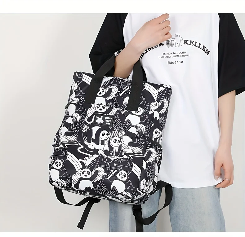 15.6 Inch Business Cartoon Backpack, Conference Travel Bag, Student Schoolbag, Multifunctional Laptop Bag, Backpacks