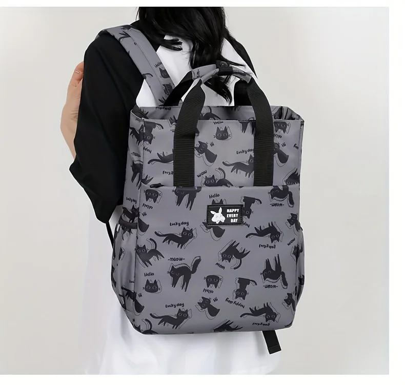 15.6 Inch Business Cartoon Backpack, Conference Travel Bag, Student Schoolbag, Multifunctional Laptop Bag, Backpacks