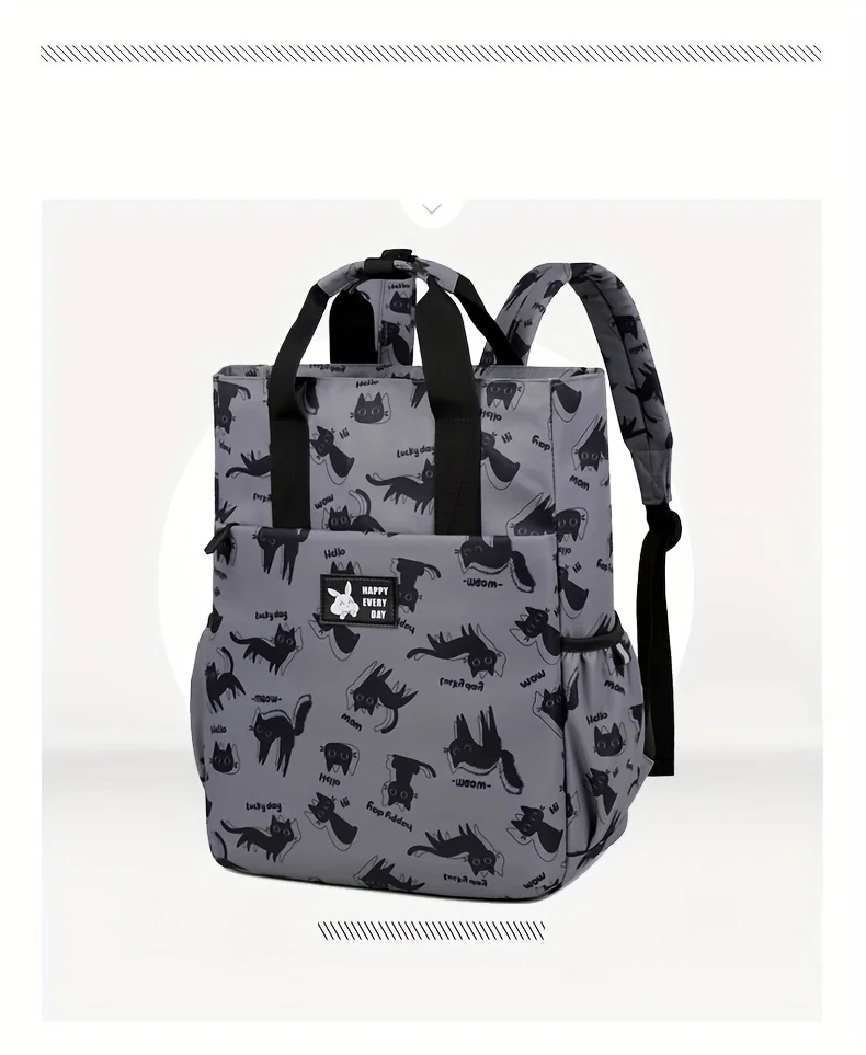15.6 Inch Business Cartoon Backpack, Conference Travel Bag, Student Schoolbag, Multifunctional Laptop Bag, Backpacks