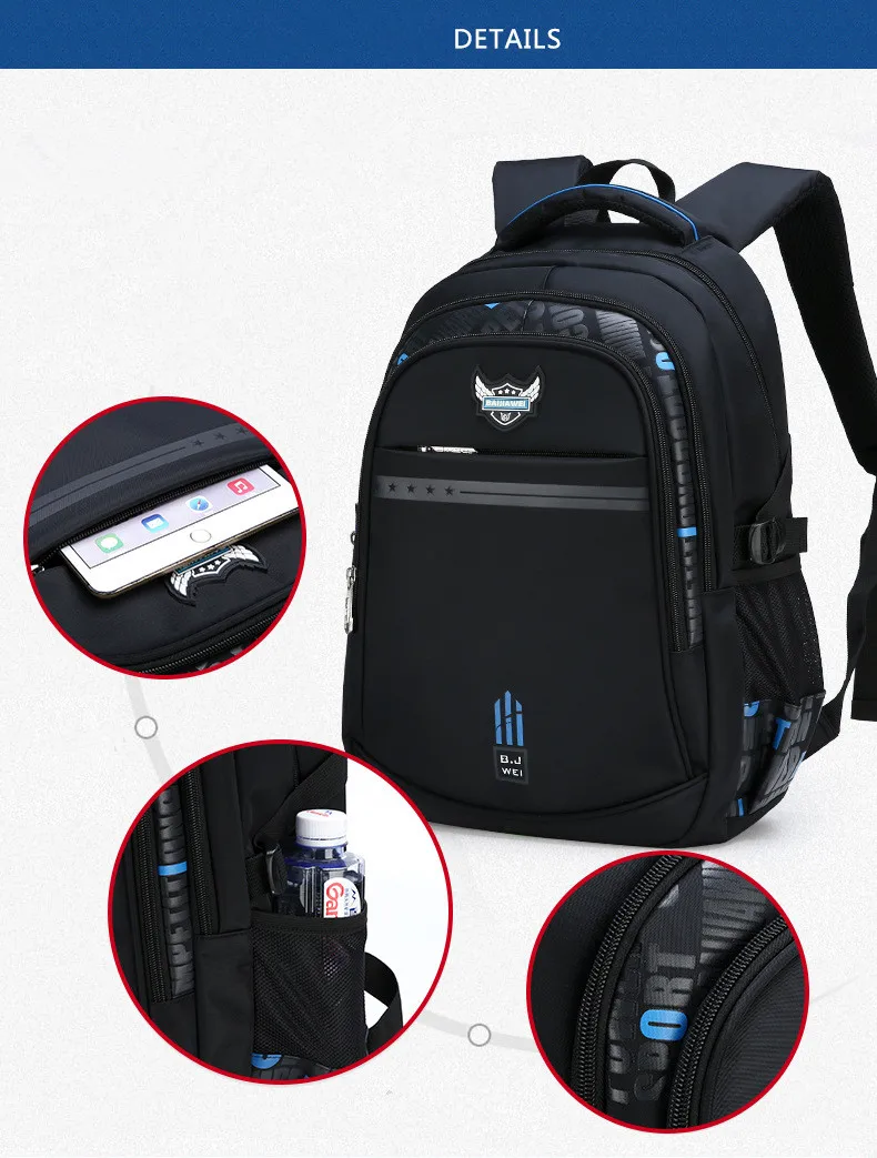 NEW Children Orthopedics School Bags Kids Backpack In Primary Schoolbag For Teenager Boys Waterproof Backpacks Book Bag Mochila