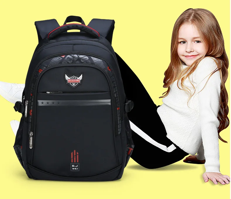 NEW Children Orthopedics School Bags Kids Backpack In Primary Schoolbag For Teenager Boys Waterproof Backpacks Book Bag Mochila