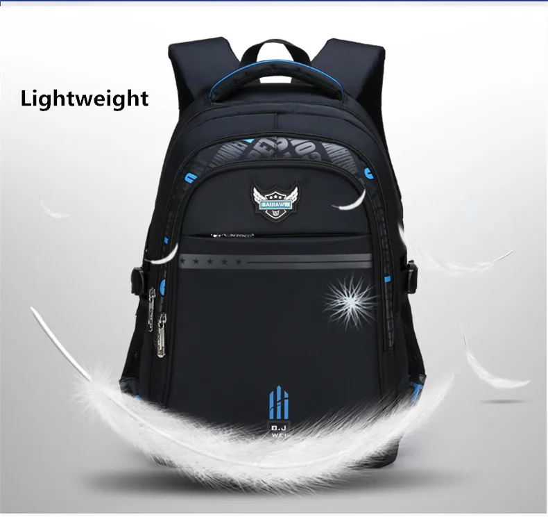 NEW Children Orthopedics School Bags Kids Backpack In Primary Schoolbag For Teenager Boys Waterproof Backpacks Book Bag Mochila