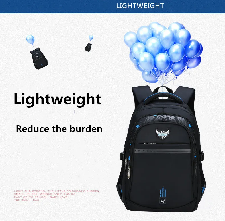 NEW Children Orthopedics School Bags Kids Backpack In Primary Schoolbag For Teenager Boys Waterproof Backpacks Book Bag Mochila
