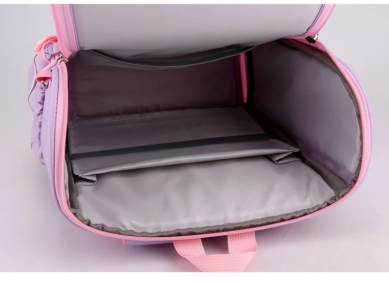 New Girl School Bags Child Pink Unicorn  Printing Backpacks Kindergarten Student Cute Girls Children's Schoolbag Waterproof Kid