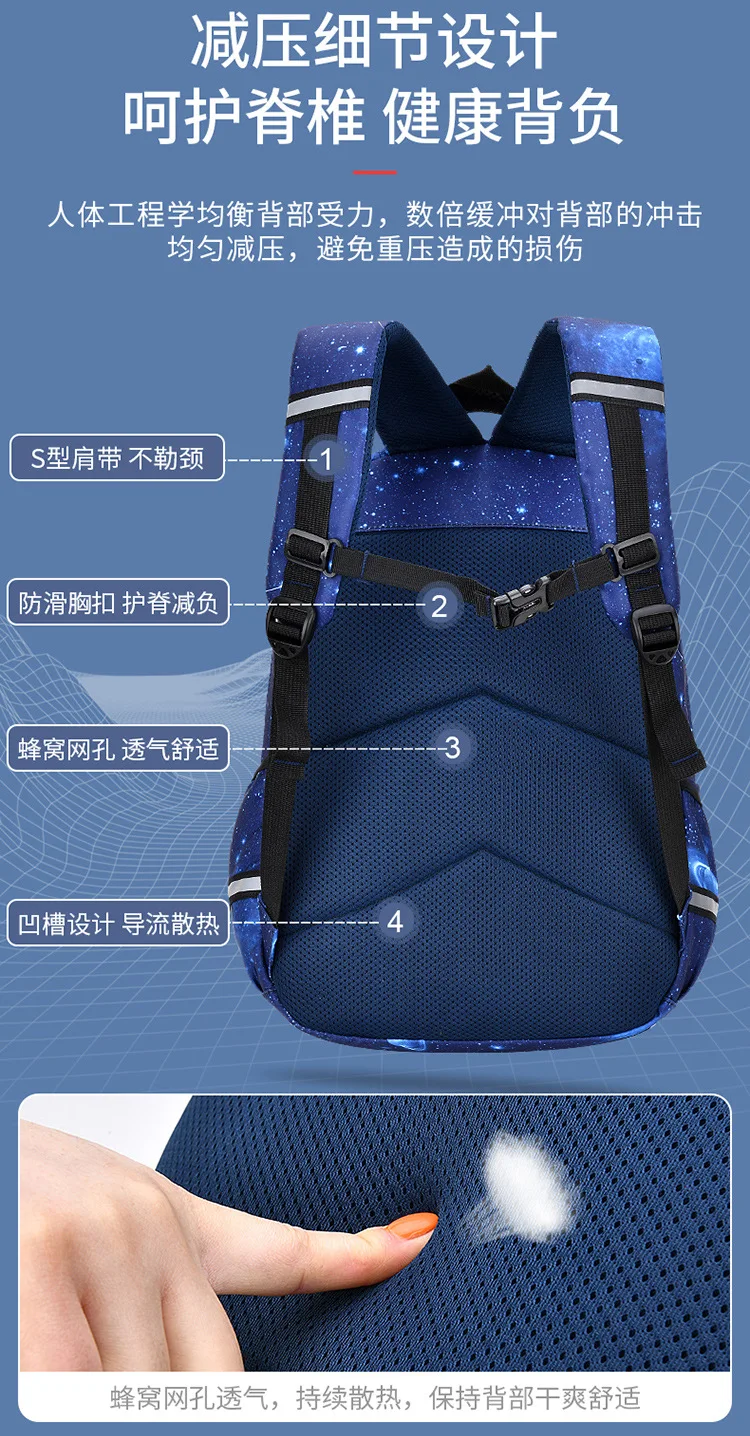 2026 New Waterproof Children School Bags For Boys Orthopedic Primary School Backpack Kids Schoolbag Book Bag Mochila Infantil