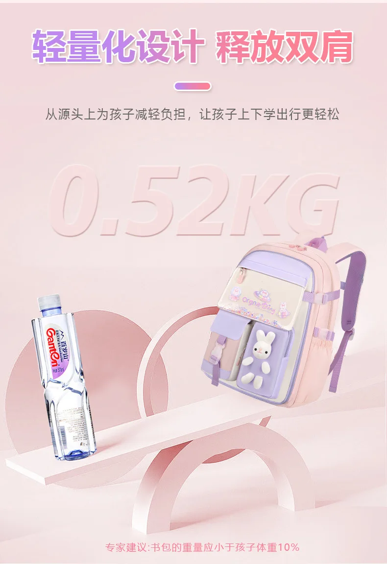 2026 Waterproof Girl Backpack Children School Bags for Kids Book Bag School Backpack Girls Schoolbag mochila infantil escolar