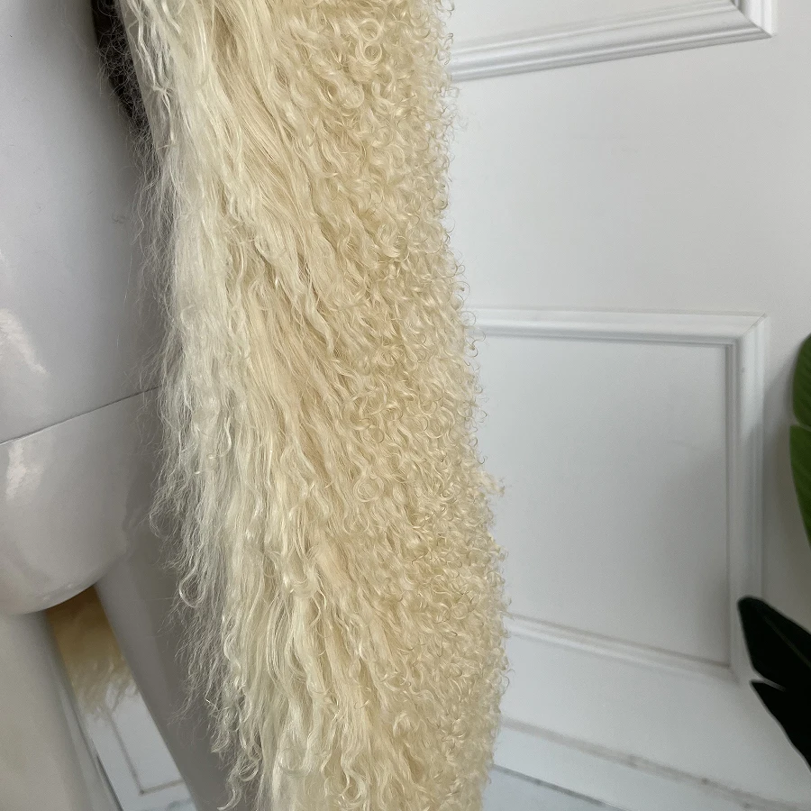 Women's Lamb Fur Vest Real Sheepskin Vest Mongolia Sheep Fur Vests Female Winter Clothing Fashion New Arrivals