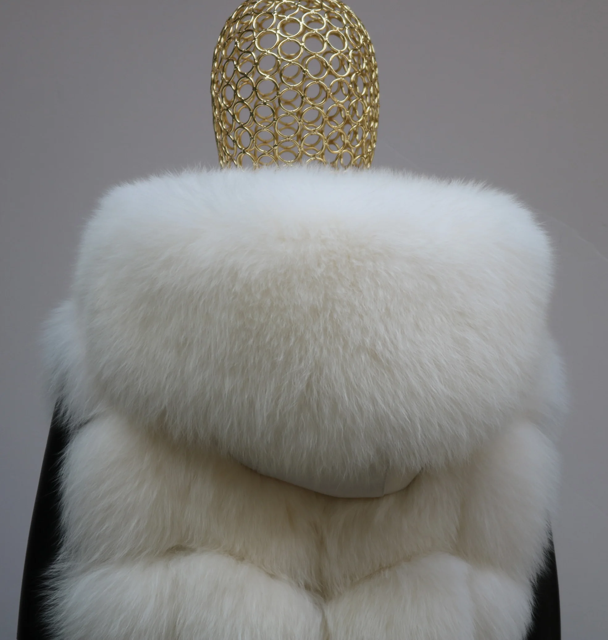 Women's Hooded Fox Fur Vest Coat Short 2025 Fur Outerwear Fashionable And Elegant