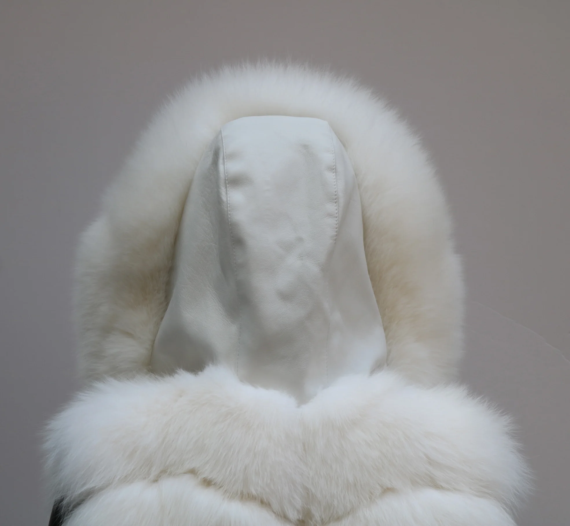 Women's Hooded Fox Fur Vest Coat Short 2025 Fur Outerwear Fashionable And Elegant