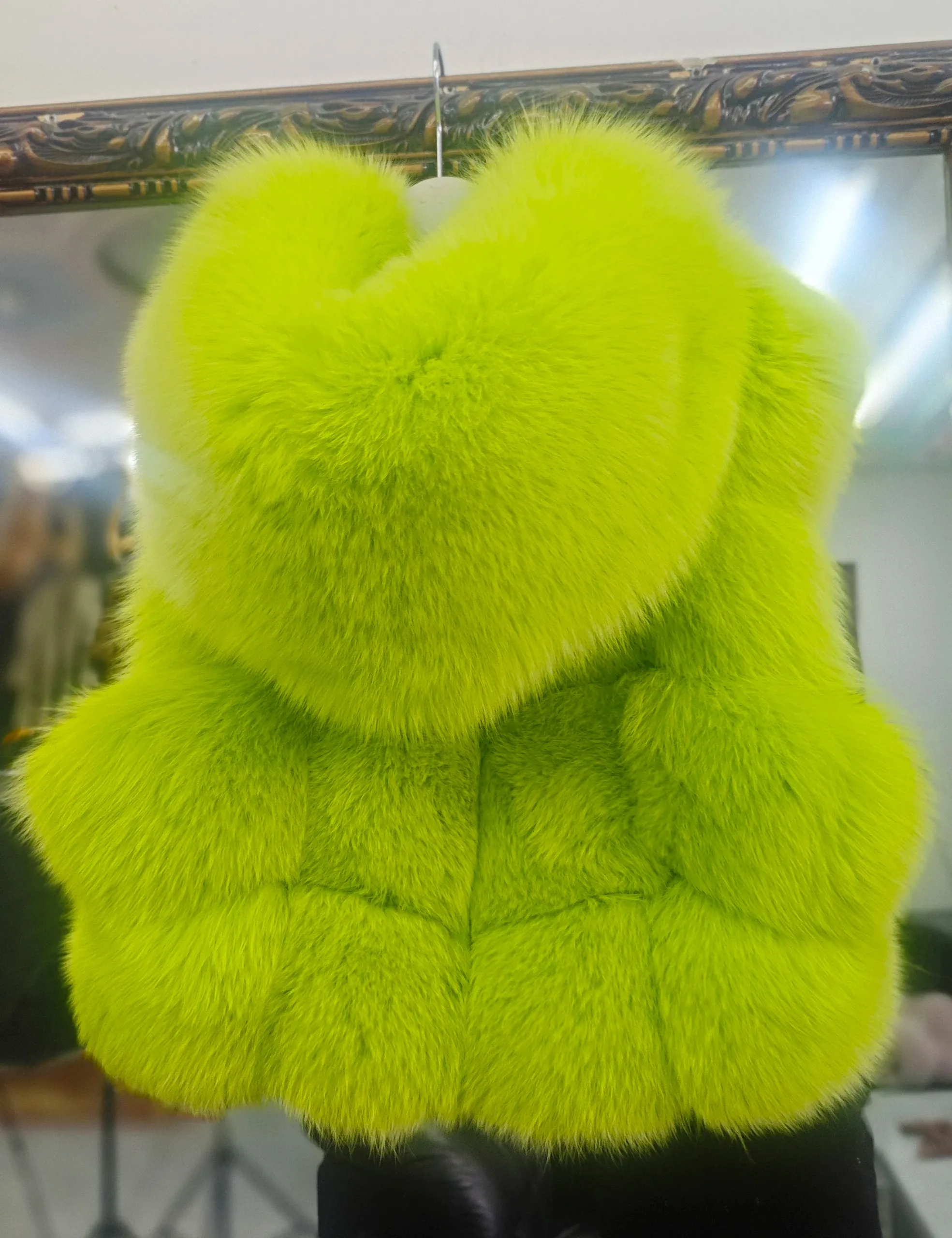 Women's Hooded Fox Fur Vest Coat Short 2025 Fur Outerwear Fashionable And Elegant