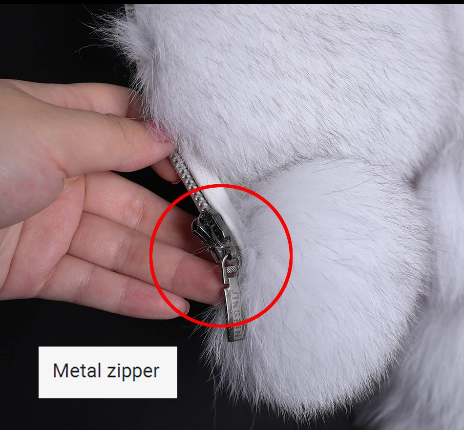 2026 Maomaokong White Real Fur Jacket Women Winter Short Natural Fox Fur Lady Zipper Fur Coat Female Warm Jacket with Collar
