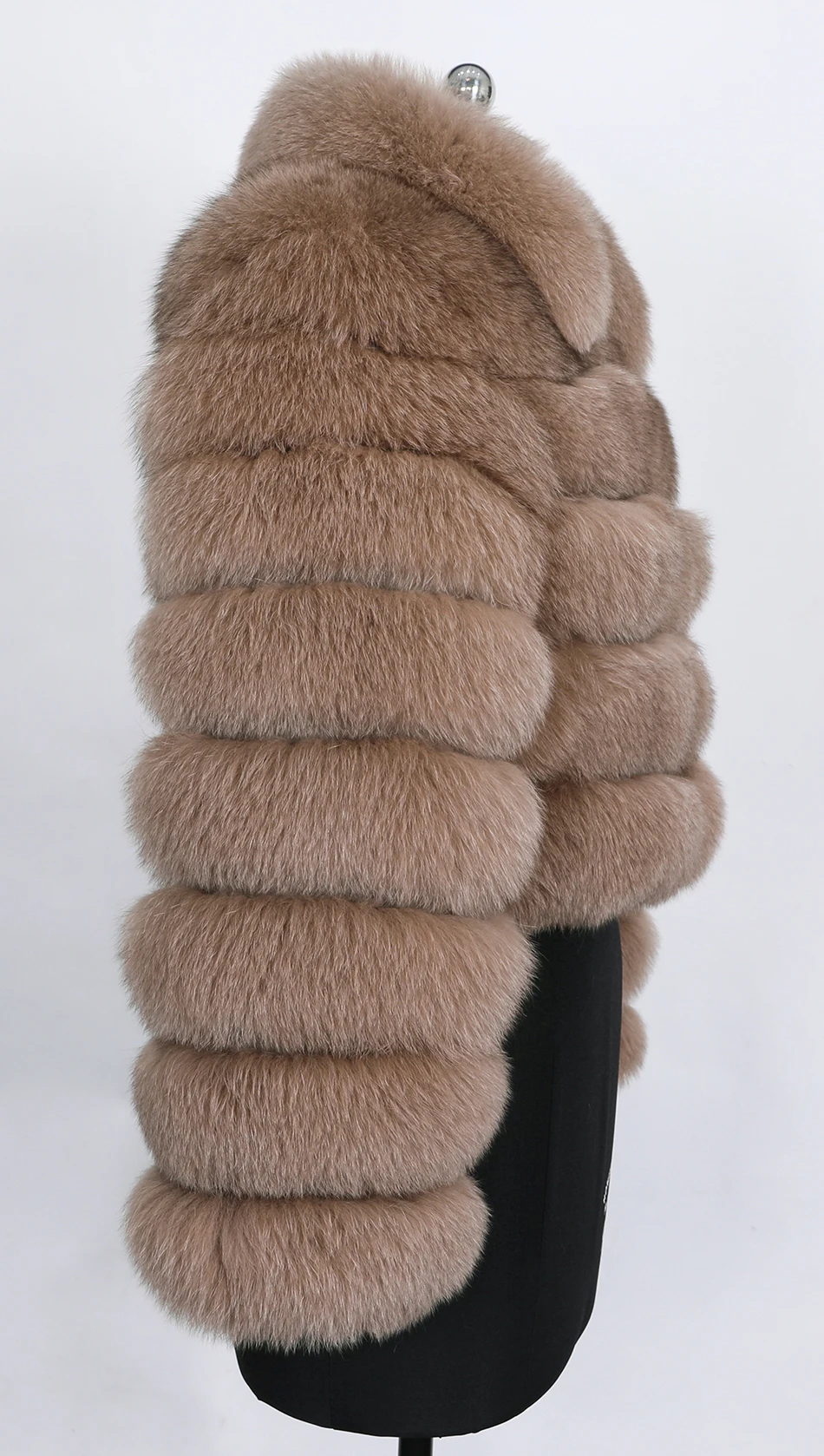 2026 Maomaokong White Real Fur Jacket Women Winter Short Natural Fox Fur Lady Zipper Fur Coat Female Warm Jacket with Collar