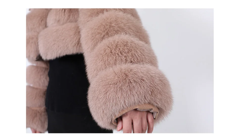 2026 Maomaokong White Real Fur Jacket Women Winter Short Natural Fox Fur Lady Zipper Fur Coat Female Warm Jacket with Collar