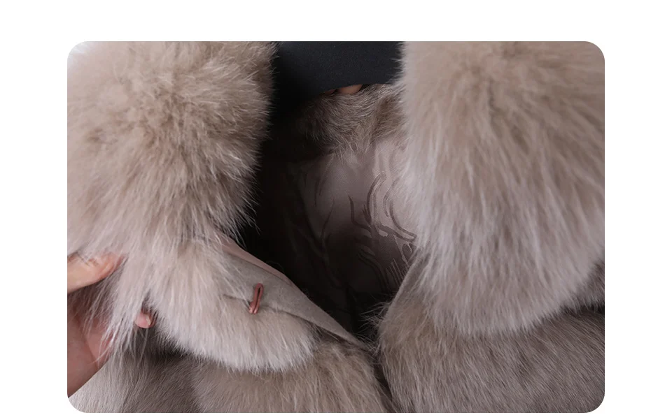 2026 Maomaokong White Real Fur Jacket Women Winter Short Natural Fox Fur Lady Zipper Fur Coat Female Warm Jacket with Collar