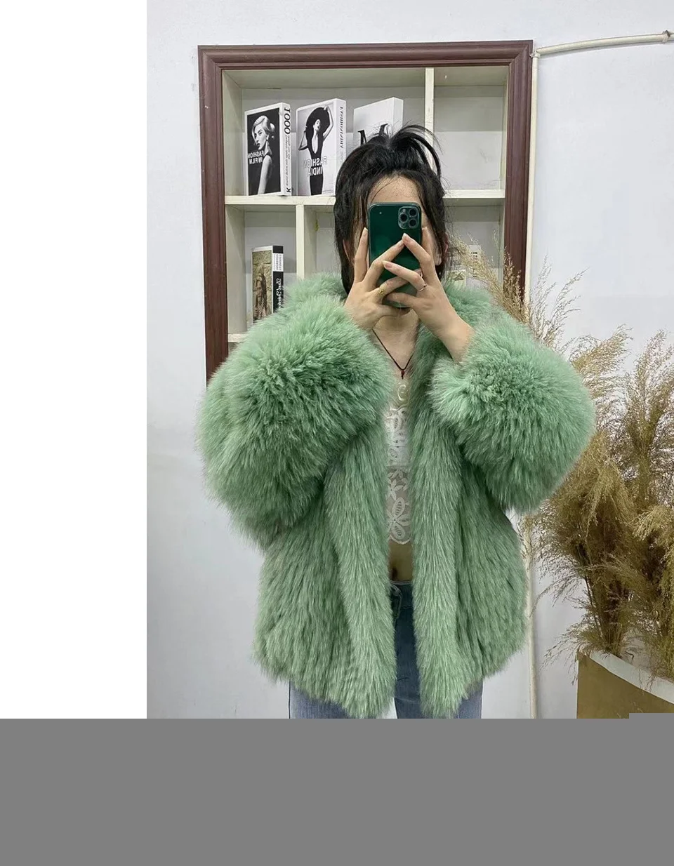 FURTJY New Style Jackets Autumn Winter Luxury Knitted Fur Coat Women Double Long Sleeve Woven Liner Fashion Real Fox Fur Coat