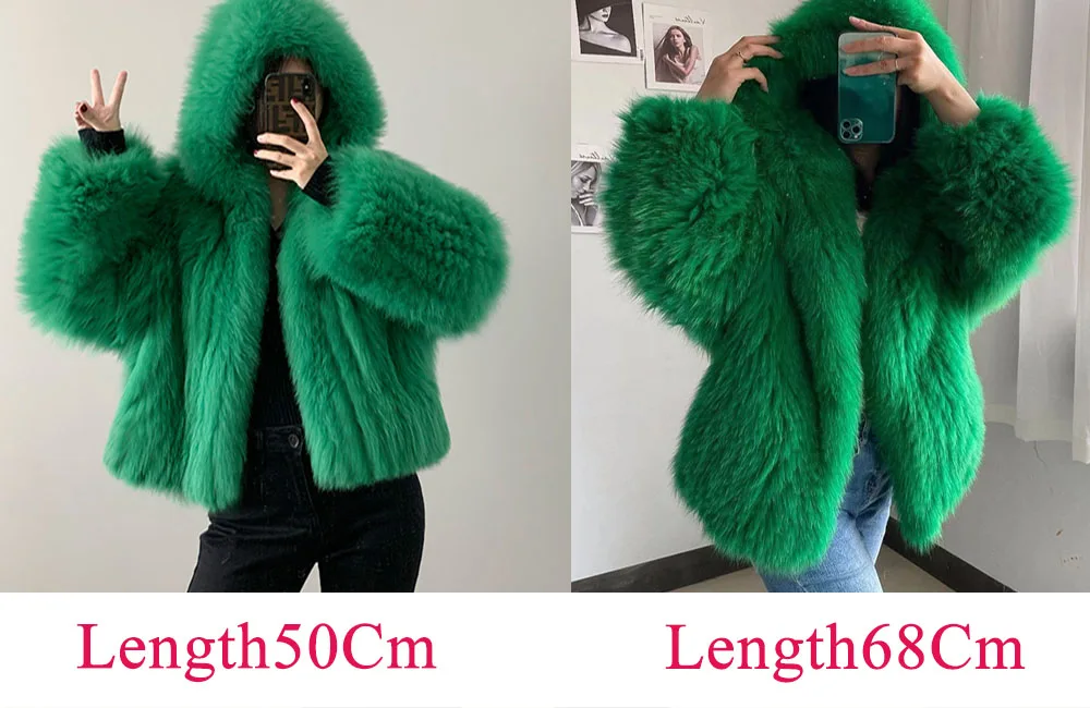 FURTJY New Style Jackets Autumn Winter Luxury Knitted Fur Coat Women Double Long Sleeve Woven Liner Fashion Real Fox Fur Coat