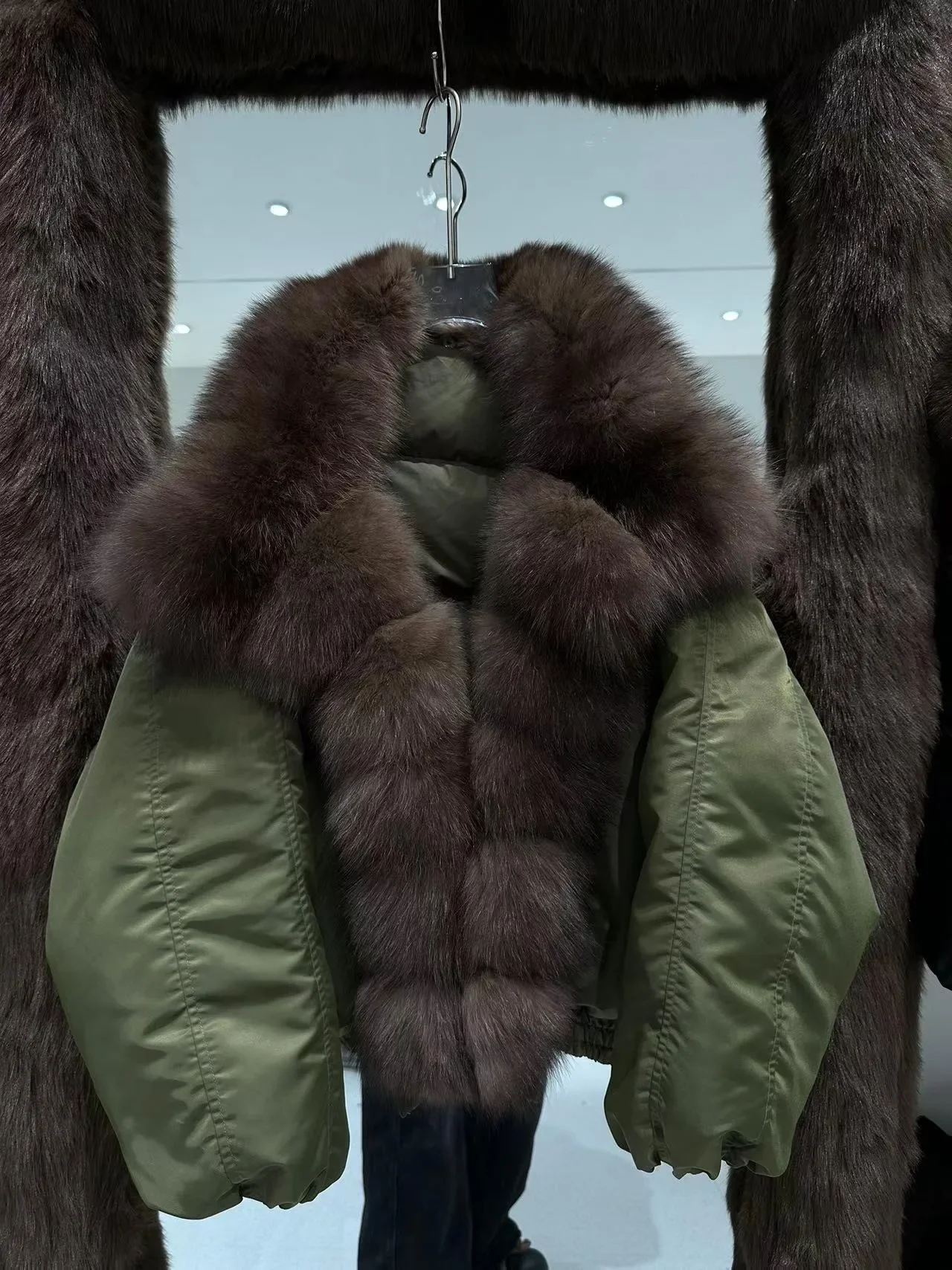 OFTBUY Big Fox Fur Collar Hooded Clothing Women Duck Down Coat Winter Warm Thick Jacket with Fur for Women Short Slim Outerwear