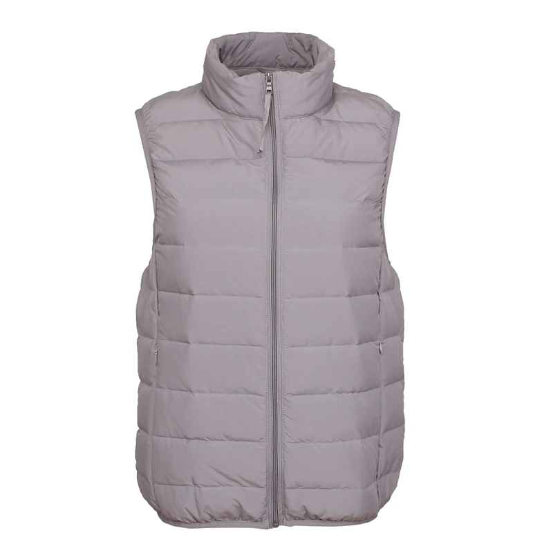 NewBang Matt Fabric Women Sleeveless Ultra Light Down Vest Women White Duck Down Vest Female Stand Collar Slim Warm Waistcoat