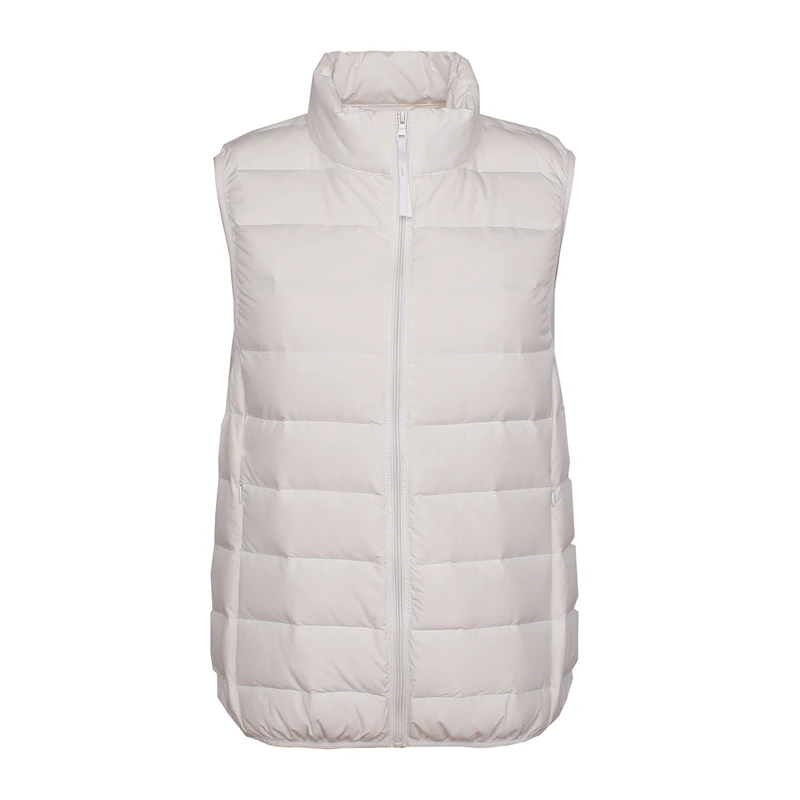 NewBang Matt Fabric Women Sleeveless Ultra Light Down Vest Women White Duck Down Vest Female Stand Collar Slim Warm Waistcoat