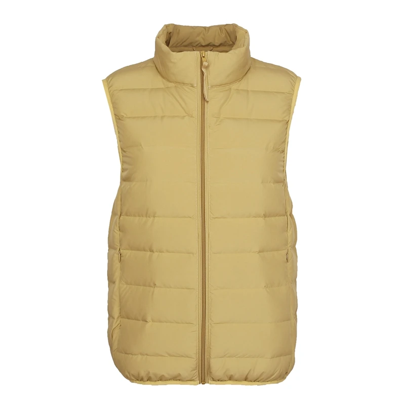 NewBang Matt Fabric Women Sleeveless Ultra Light Down Vest Women White Duck Down Vest Female Stand Collar Slim Warm Waistcoat