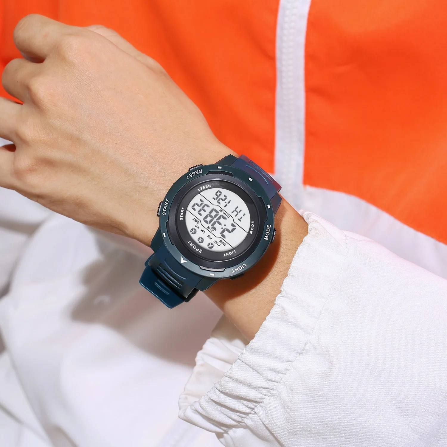 Electronic Watch for Man Outdoor Sport Watch Stopwatch Waterproof Calendar Multifunction LED Digital Clock for Men Kids Boy Teen
