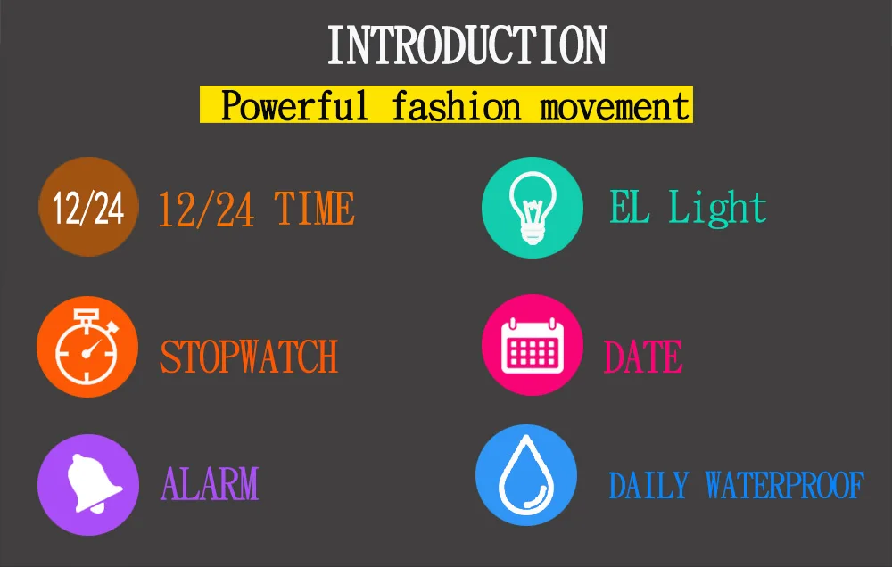 Synoke Kids Digital Sport's Watches Fashion PU Strap Led Waterproof Boy Girl Military Wristwatch Student Alarm Clock