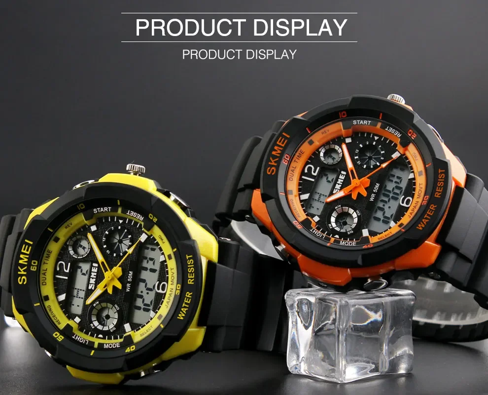 SKME Kids Shockproof Waterproof Watch Outdoor Digital Boy Sport Children Electronic Wristwatches Relojes infantiles 0931 1060