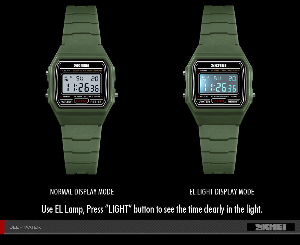 SKMEI 1460 Alarm Clock Luminous Digital Watches Relogio Children Watch Kids Watches Sports Style Waterproof Wristwatch