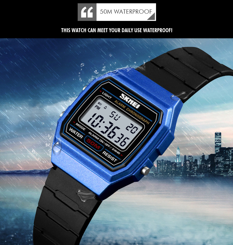 SKMEI 1460 Alarm Clock Luminous Digital Watches Relogio Children Watch Kids Watches Sports Style Waterproof Wristwatch
