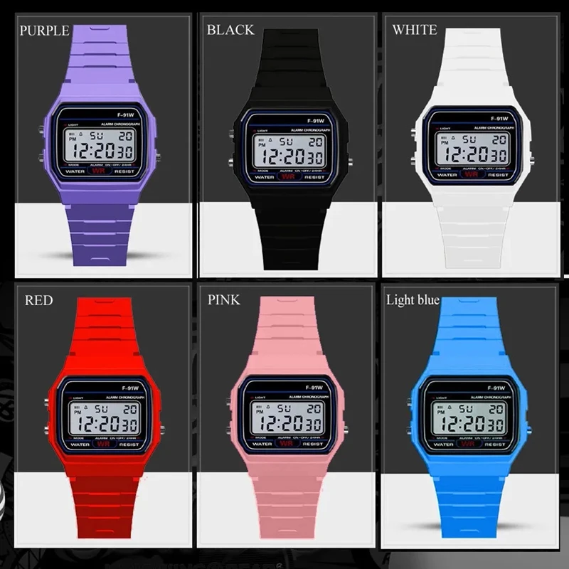 Luxury Men Women Analog Digital Military Armys Sport LED Waterproof Wrist Watch Silicone Children Sports Watches
