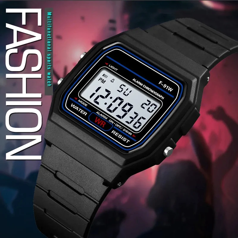 Luxury Men Women Analog Digital Military Armys Sport LED Waterproof Wrist Watch Silicone Children Sports Watches