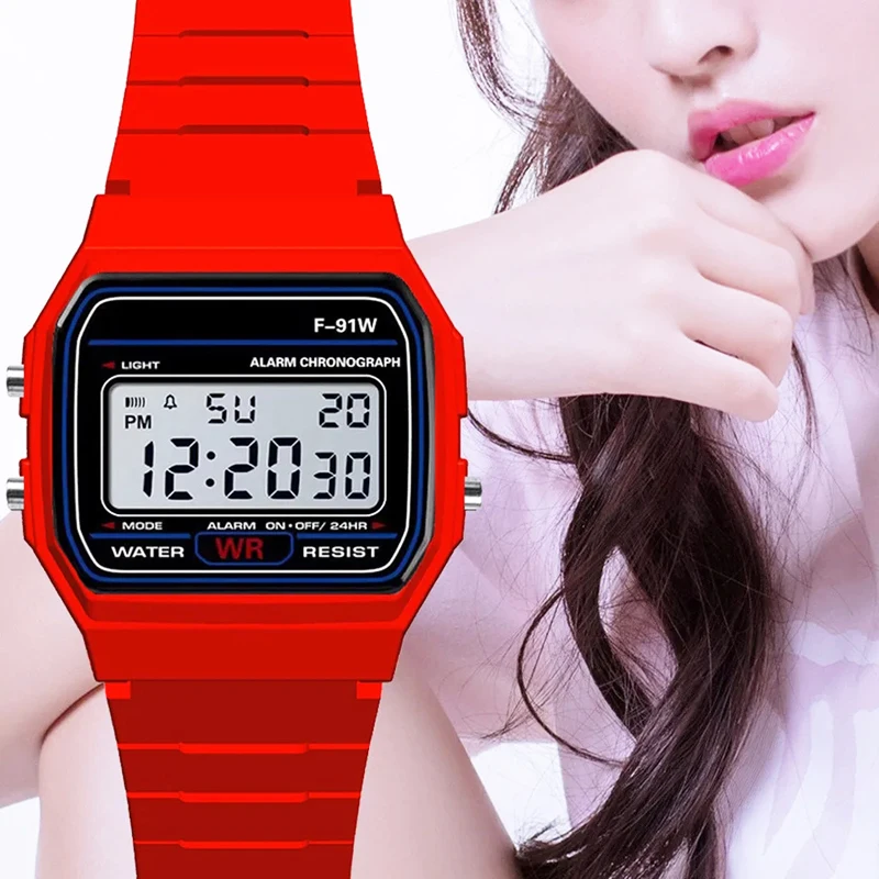 Luxury Men Women Analog Digital Military Armys Sport LED Waterproof Wrist Watch Silicone Children Sports Watches