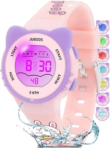 Girls And Boys Cute Meow Star Watches Kids Children's Junior High School Waterproof Alarm Clock Electronic Watch