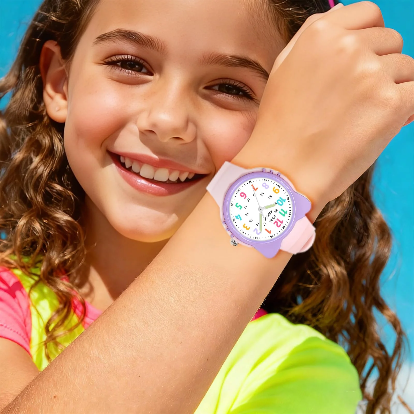 Kids Watch Analog for Boys Girls Toddler 3-12 Learning Time 3ATM Waterproof Quartz Children Wirstwatch with Easy to Read Kids