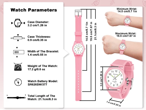 Sport Kids Watch for Kids Waterproof Luminous Children's Electronic LED Watch Fashion Multi-function Week Display Kids Watch