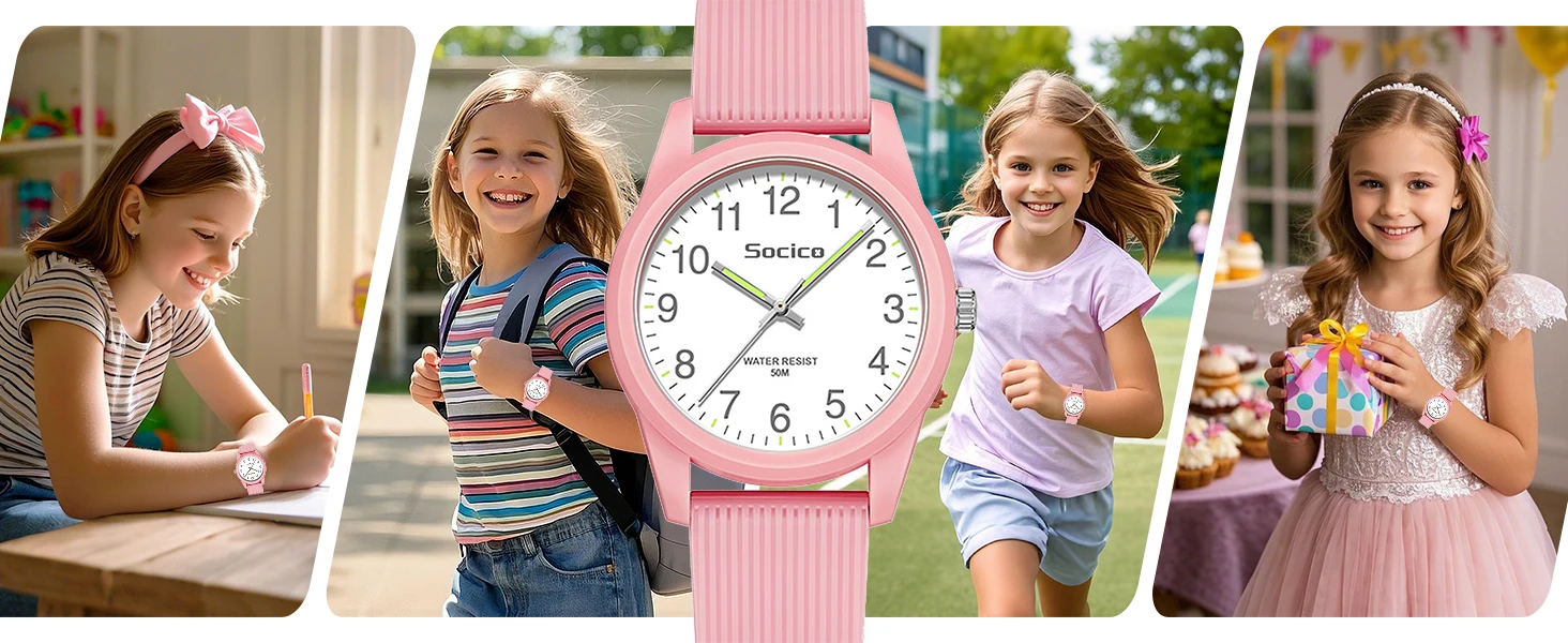 Sport Kids Watch for Kids Waterproof Luminous Children's Electronic LED Watch Fashion Multi-function Week Display Kids Watch