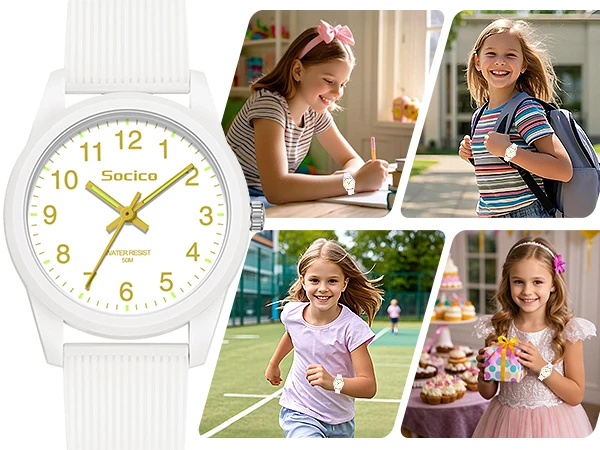 Kids Analog Watch Boys Girls Fashion Silicone Strap Quartz Watches Children Kids Students Digital Cool Waterproof Clocks