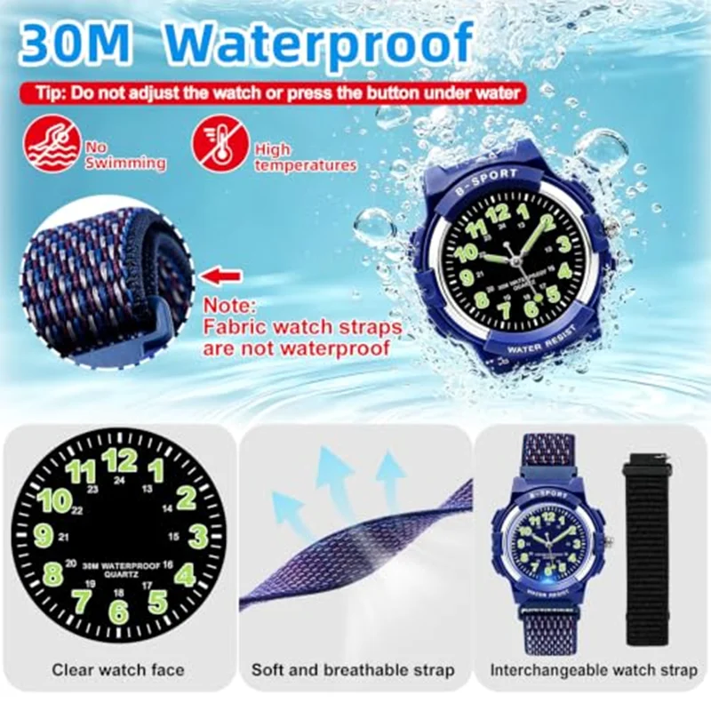 Socico New Sport Kid Watches For Girls Boys Gift Personality Clock Easy Read Children Silicone Flash Quartz Wristwatches