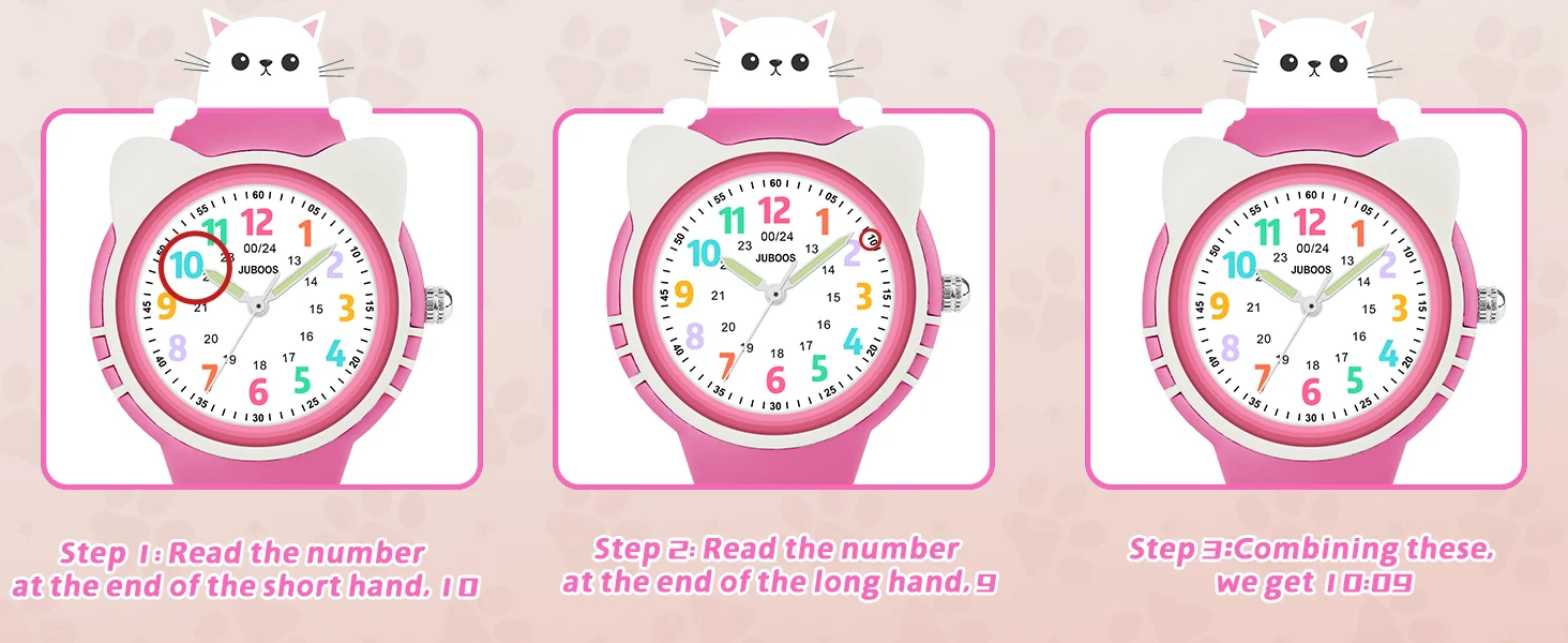 SOCICO Kids Watch for Boys Girls Toddler 3ATM Waterproof and Easy to Read