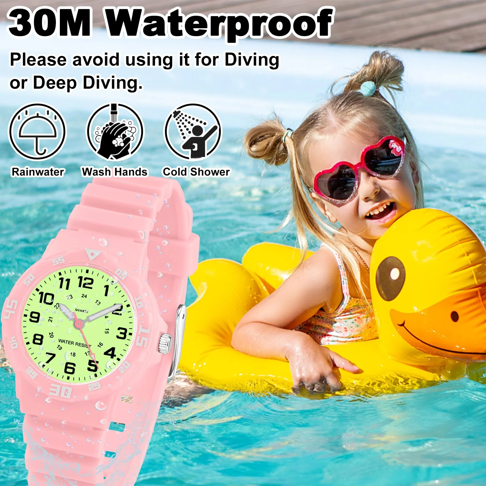 SOCICO Student Sport Watches For Kids Colorful Electronic Watches Waterproof Clock Children Digital Watch For Boys Girls