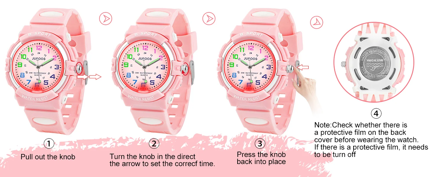 Socico Luminous Hands Boys Girls Fashion Camouflage Quartz Watches Children Kids Students Digital Cool Waterproof Clocks