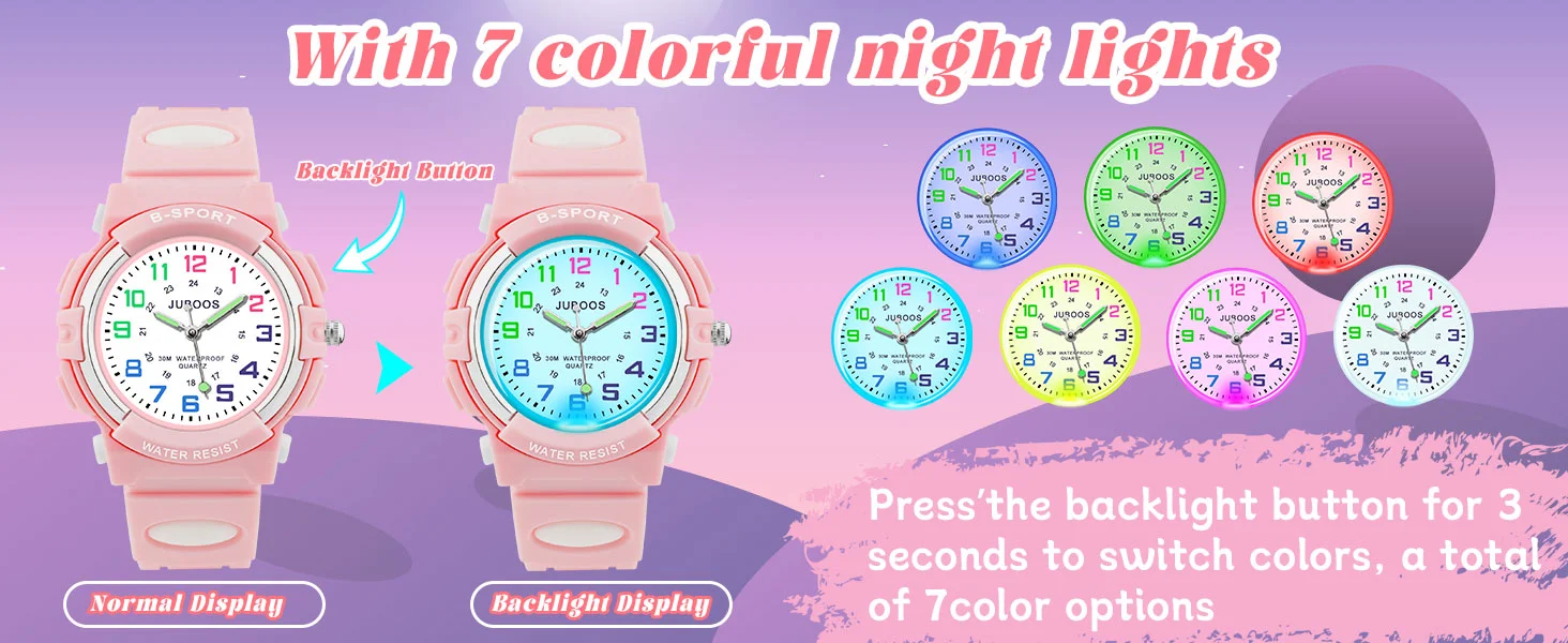 Socico Luminous Hands Boys Girls Fashion Camouflage Quartz Watches Children Kids Students Digital Cool Waterproof Clocks