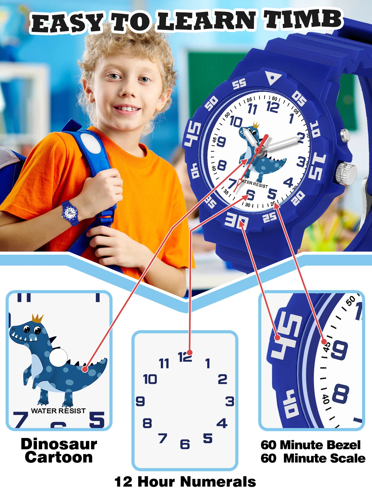 Socico Children's Watch Simple Digital Quartz Watches Casual Sports Purple Silicone Girls Clock Gift Wristwatch