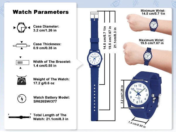 Socico Fashion Cartoon Children's Watch Soft Band Strap For Boys Girls Quartz Women Watch Christmas Gift Kids Analog Watch