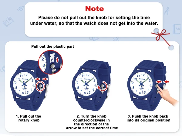 Socico Fashion Cartoon Children's Watch Soft Band Strap For Boys Girls Quartz Women Watch Christmas Gift Kids Analog Watch